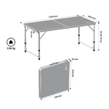 Rox Camping Katlanır Kamp Masası 120cm