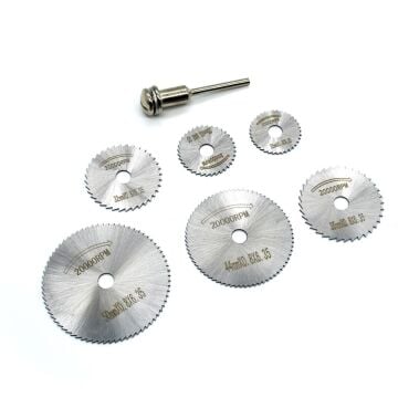 Gravür Makinası Mini Testere Seti 7 Parça 3 mm Sap