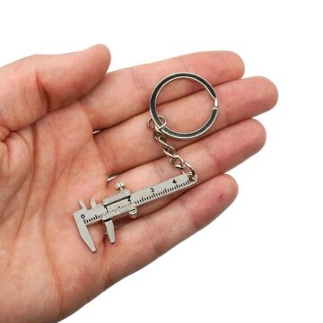 5169 Plastik Gövde Dijital Kumpas 150 mm Anahtarlık Hediyeli