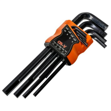 5570 Altı Köşe Uzun L Allen Anahtar Takımı 9 Parça