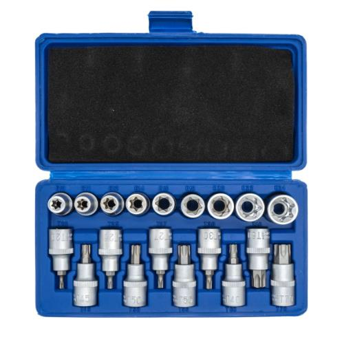 5440 1/2'' İç-Dış Torx Lokma Anahtar Takımı 19 Parça