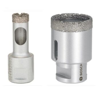 BOSCH Dry Speed Elmas Delik Açma Panç - Taşlama ve X-Locklar - M14 (Ölçü Seçiniz)