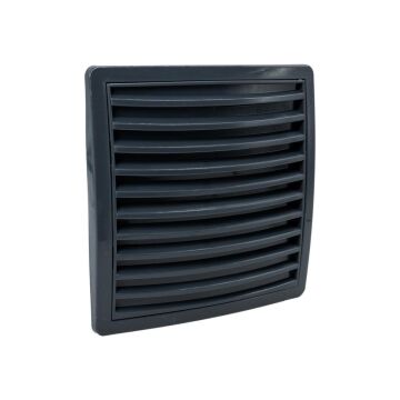 6461 Kare Baca Kapağı Duvar Menfezi Ayarlı (Füme)