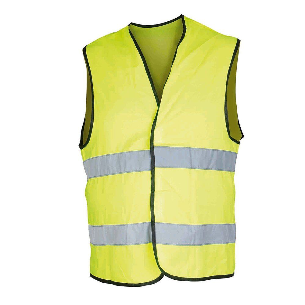 Fosforlu Yelek 2 Şeritli Sarı