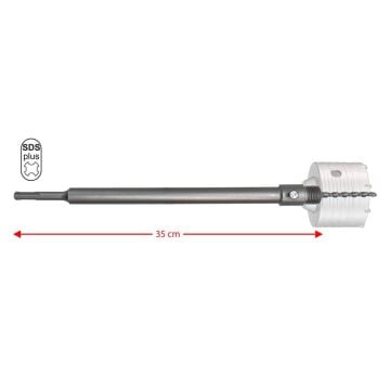 6535 SDS Plus Elmas Beton Panç Buat Uç Adaptörü 350 mm
