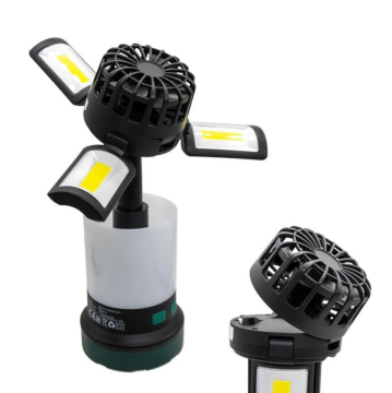 Rox Şarjlı Çok Fonksiyonlu Fanlı Kamp Feneri