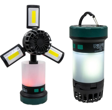 Rox Şarjlı Çok Fonksiyonlu Fanlı Kamp Feneri