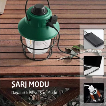 Rox Şarjlı Kamp Feneri 220 Lümen