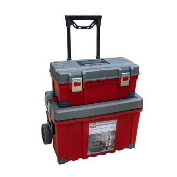 Keter 17182387 Master Pro Tekerlekli Takım Çantası 22”+25”