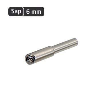 Manpa MSS Kısa Tip Mini Ahşap Oyma Yuvarlak Elmaslı (Sap 6.0 mm)