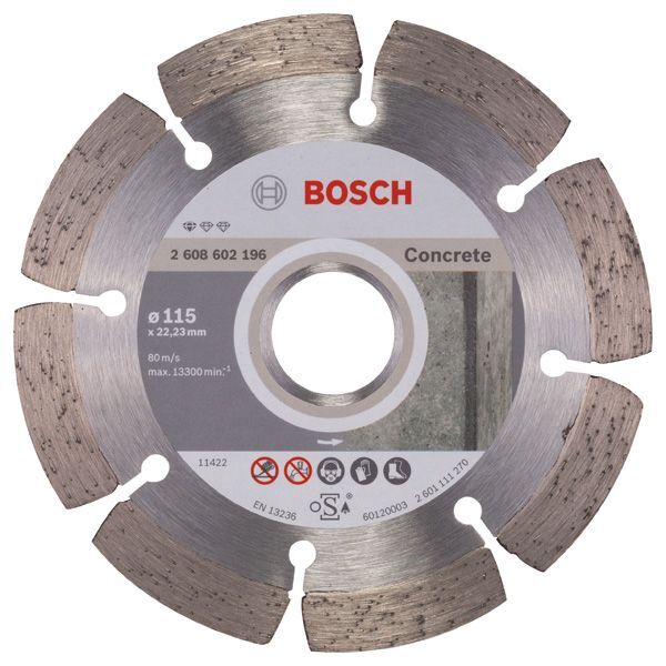 BOSCH Beton İçin Elmas Testere 115 mm