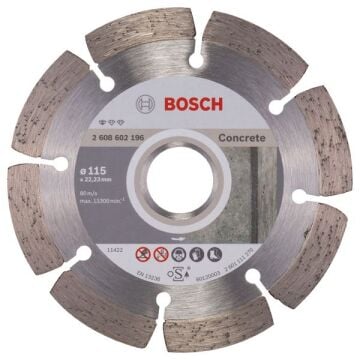 BOSCH Beton İçin Elmas Testere 115 mm