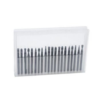 6319 Ahşap-Metal Karbür Kalıpçı Freze Ucu 20 Parça (3 mm Saplı)