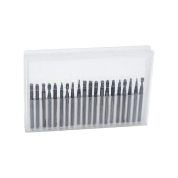 6319 Ahşap-Metal Karbür Kalıpçı Freze Ucu 20 Parça (3 mm Saplı)