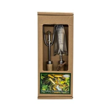 Gardenwind Natural P602002 Paslanmaz 2li Bahçe Seti Dar Kürek ve Tırmık