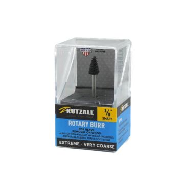 KUTZALL TX-14-EC Kalın Diş Konik Çam Tipi Törpü (3.1 mm Sap)