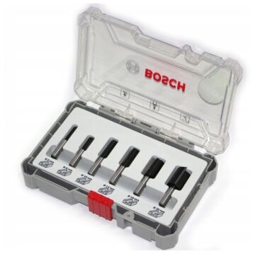 BOSCH 8 mm Saplı Profesyonel Ahşap Freze Bıçak Seti 6 Parça (2607017466)
