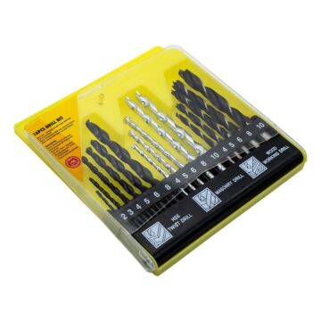 5186 Matkap Ucu Seti (Ahşap-Metal-Beton) 16 Parça