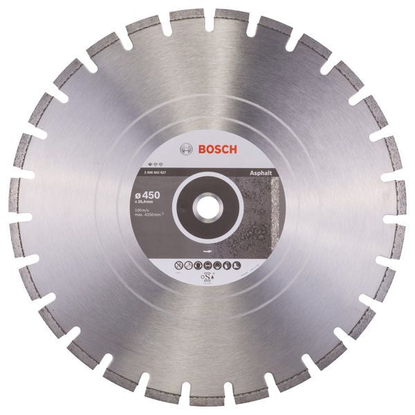 BOSCH Asfalt Kesme İçin Elmas Testere 450 mm