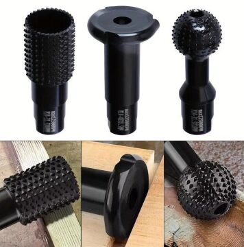 NEXON 6229 Ahşap İşleme Törpü Seti 3 Parça (Avuç Taşlama Makinası İçin)