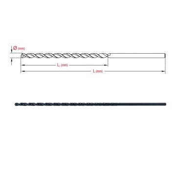 6321 HSS Uzun Matkap Ucu 2.0x125 mm