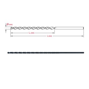 6322 HSS Uzun Matkap Ucu 2.5x140 mm