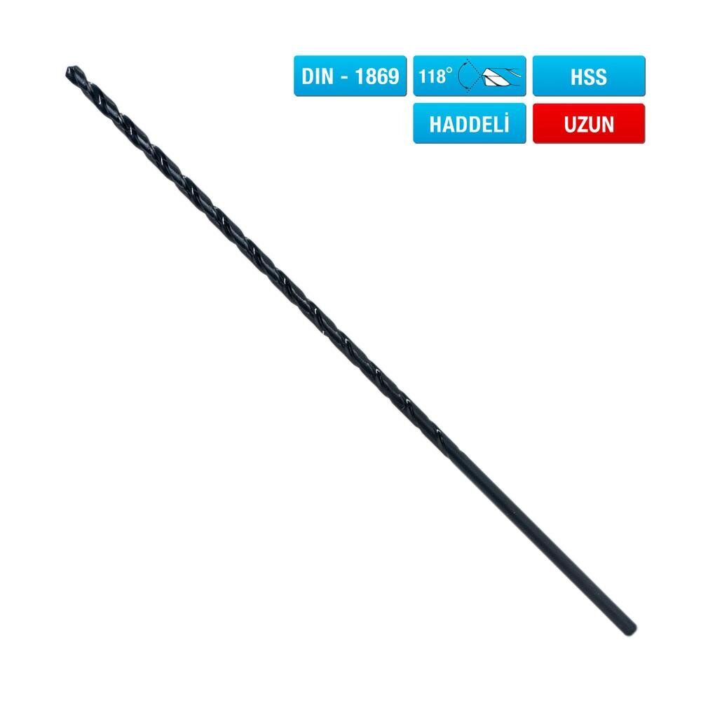 6323 HSS Uzun Matkap Ucu 3.0x190 mm