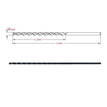6324 HSS Uzun Matkap Ucu 3.5x210 mm