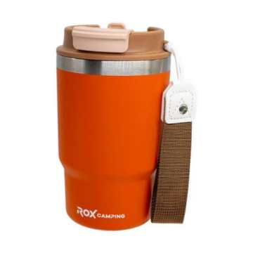Rox Camping 0195 Pipetli Kahve Termosu 0.48 Lt - Turuncu