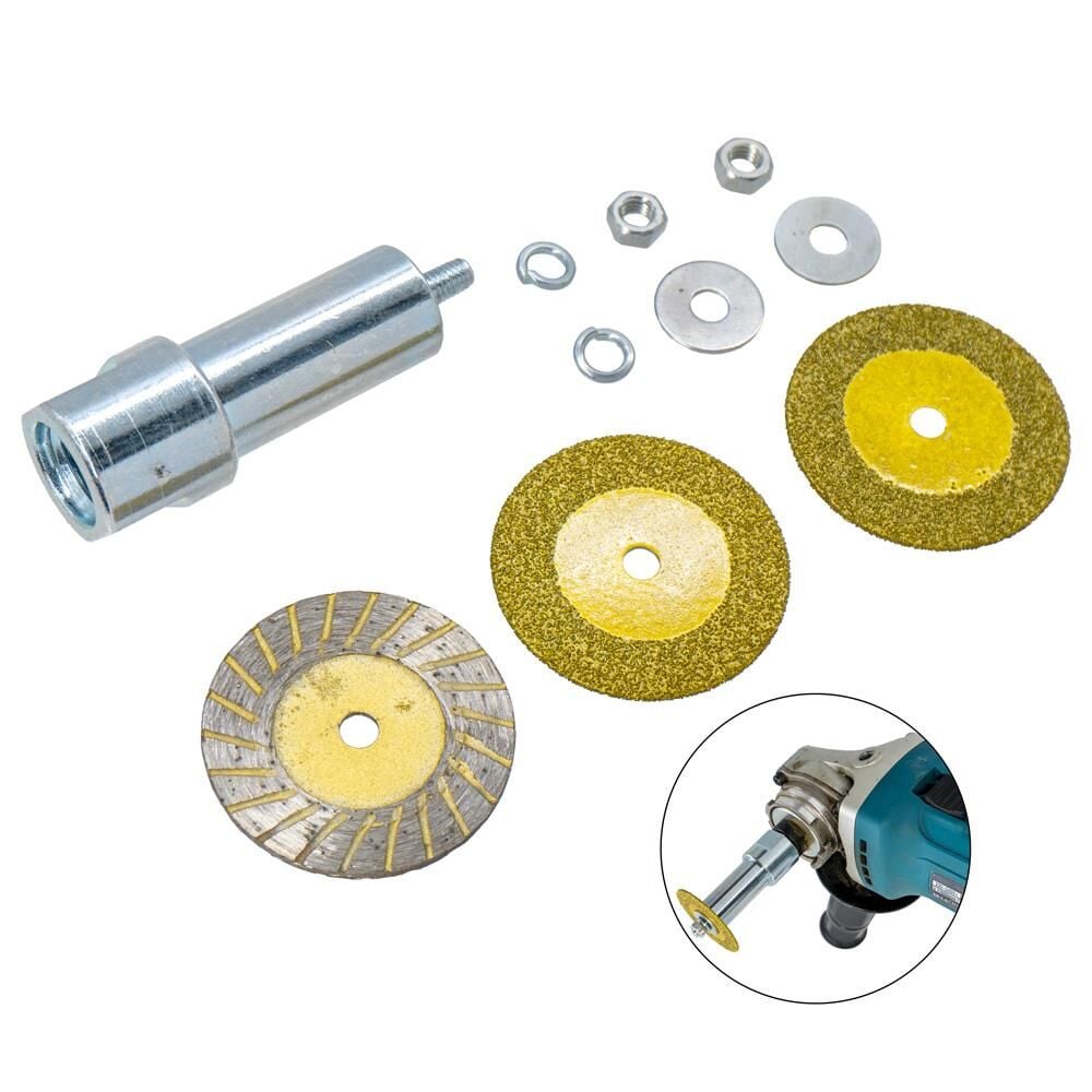 6539 Taş Motoruna Takılabilir Mini Disk Aparatı (Cam Fayans Seramik Kesici Diskli)