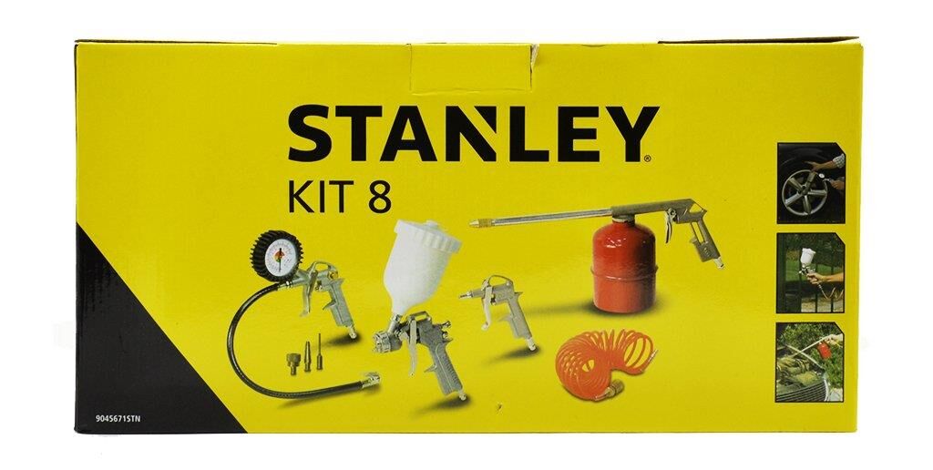 Stanley Kit 8 Havalı Aksesuar Seti 8 Parça
