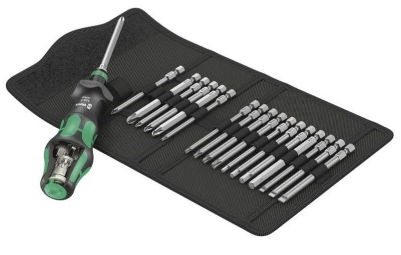 WERA Kraftform Kompakt Turbo Bits Tornavida Seti (05057482001)