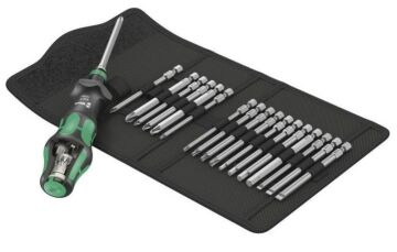 WERA Kraftform Kompakt Turbo Bits Tornavida Seti (05057482001)
