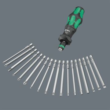 WERA Kraftform Kompakt Turbo Bits Tornavida Seti (05057482001)