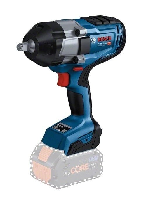 BOSCH GDS 18 V-1000 Şarjlı Somun Sıkma 18 Volt 1/2 Soket (Akü Ve Şarj Aleti Hariç)
