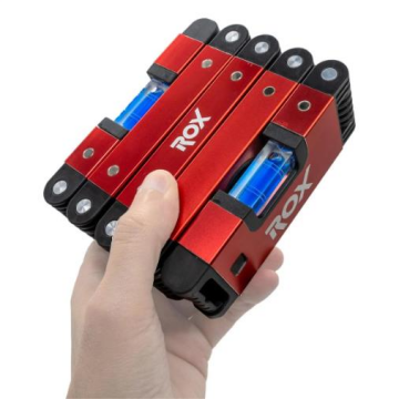 Rox 0176 Mıknatıslı Alüminyum Katlanır Su Terazisi 70 cm