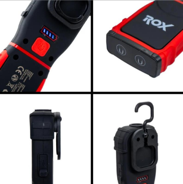 Rox Şarjlı Cep Tipi Çalışma Feneri 2000 Lümen