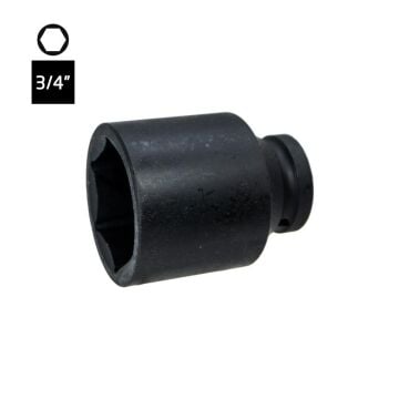 6612 Altı Köşe 3/4'' Havalı Uzun Derin Lokma Anahtar 46 mm