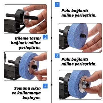 6464 Matkaba Takılır Taşalama ve Bileme Aparatı