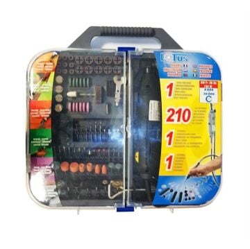 LOTUS 210 Parçalı Mini Gravür Hobi Seti