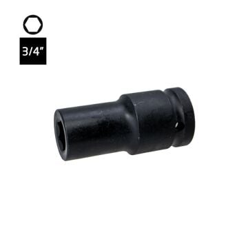 6604 Altı Köşe 3/4'' Havalı Uzun Derin Lokma Anahtar 17 mm
