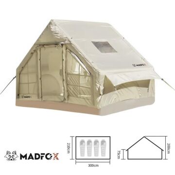 MADFOX Bigless Glamping Cotton Şişme Çadır (Baca Çıkışlı)