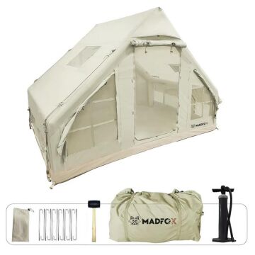 MADFOX Bigless Glamping Cotton Şişme Çadır (Baca Çıkışlı)