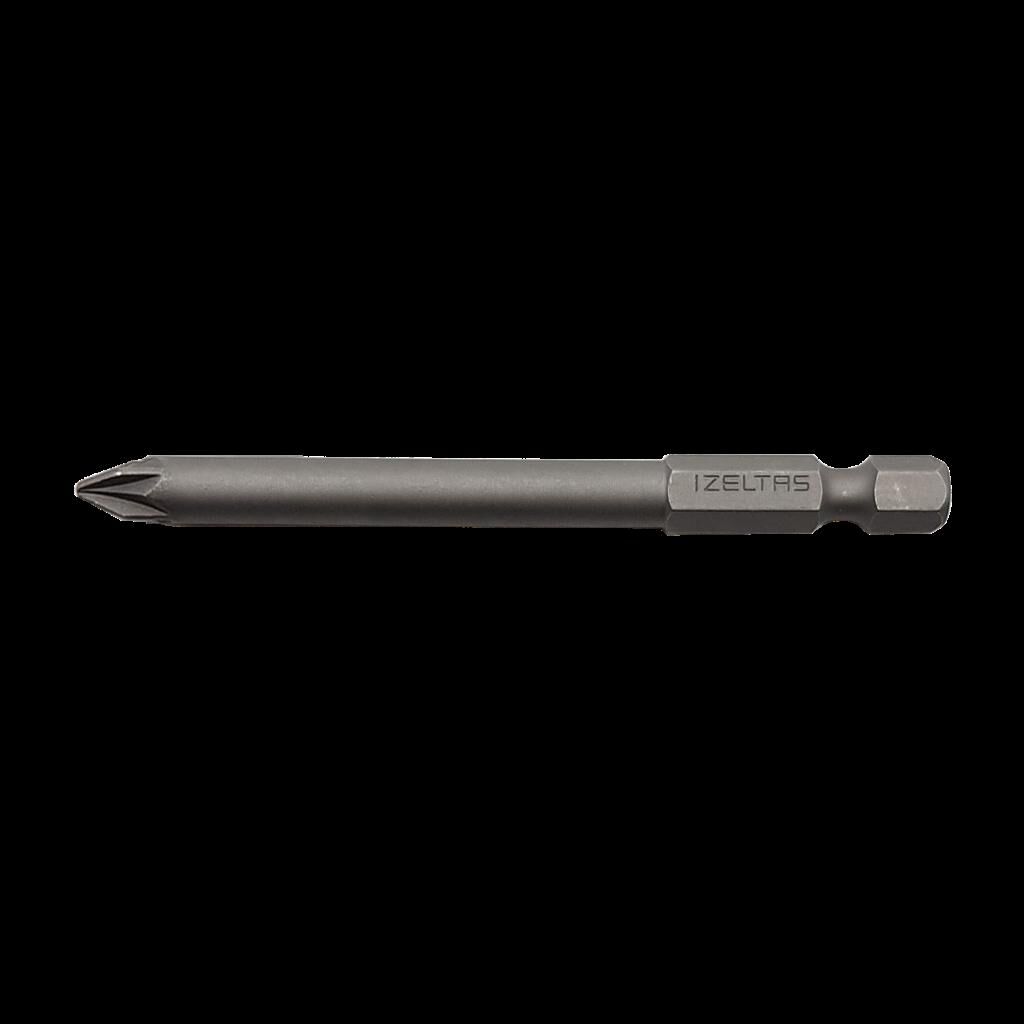 İzeltaş Uzun Pozidriv Yıldız Bits Uç Pz2 75 mm