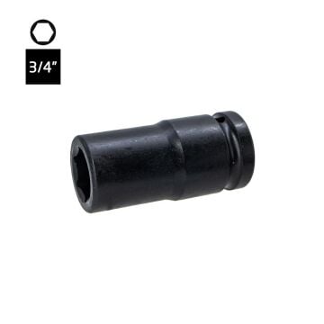 6613 Altı Köşe 3/4'' Havalı Uzun Derin Lokma Anahtar 22 mm