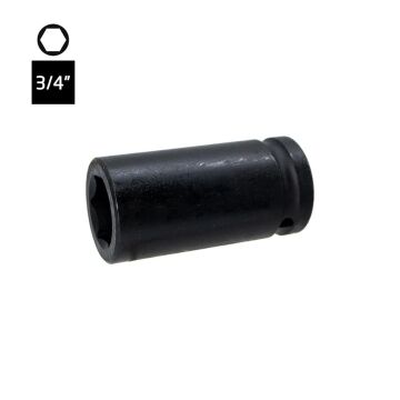 6607 Altı Köşe 3/4'' Havalı Uzun Derin Lokma Anahtar 24 mm