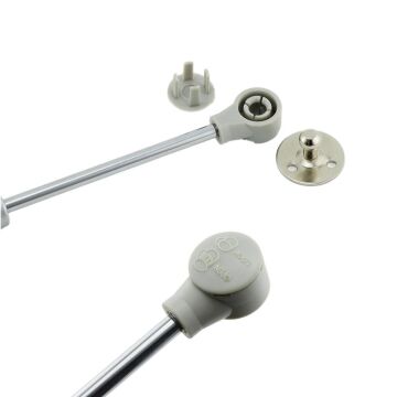 Gazlı Piston Dolap Kapak Amortisörü 100N (10Kg) Gri