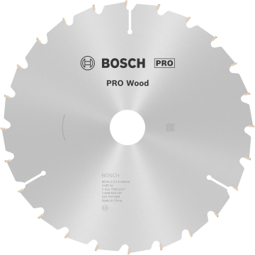 BOSCH Pro Wood 216 mm 24 Diş Ahşap Elmas Daire Testere Bıçağı