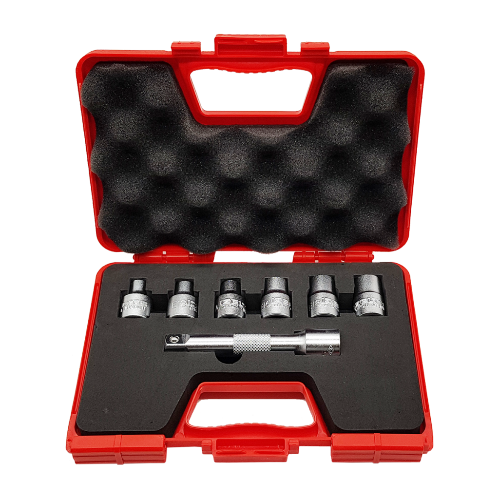 İZELTAŞ 1/2'' Lokmalı Star Torx Uç Takımı 7 Parça