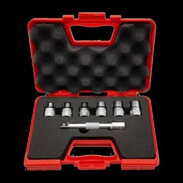 İZELTAŞ 1/2'' Lokmalı Star Torx Uç Takımı 7 Parça